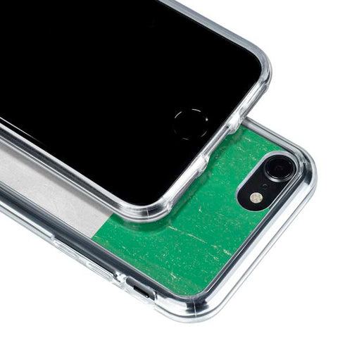 Nigeria Flag Distressed iPhone SE (2nd & 3rd Gen) Clear Case
